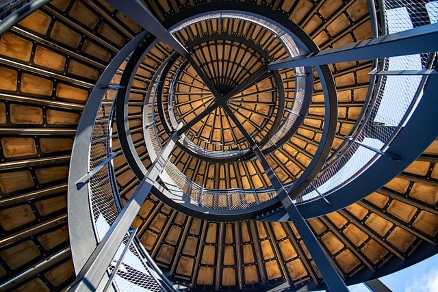 盖亚祖, 螺旋楼梯, Kerkrade, 塔, 艺术, 设计, 内部的