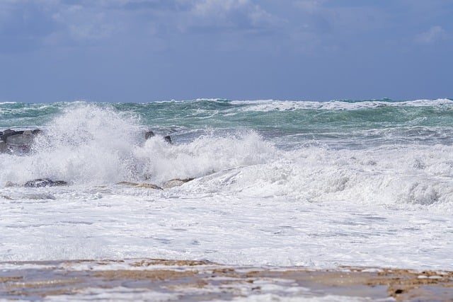 海, 海洋, 波浪, 海滩, 水, 溅