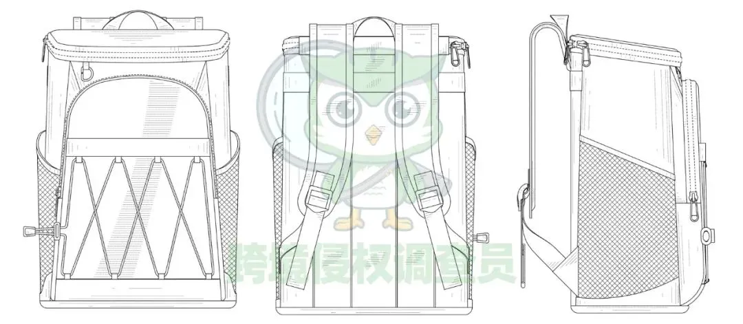 侵权预警!小心夏季热门新品背包冷却器Insulated Cooler Backpack