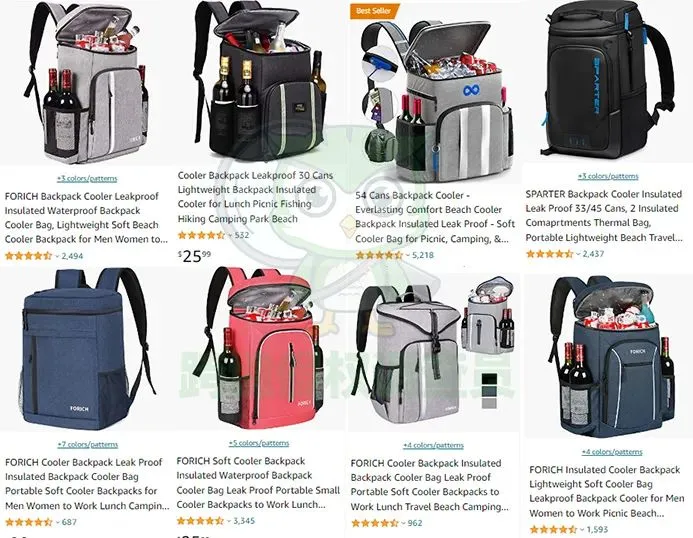 侵权预警!小心夏季热门新品背包冷却器Insulated Cooler Backpack