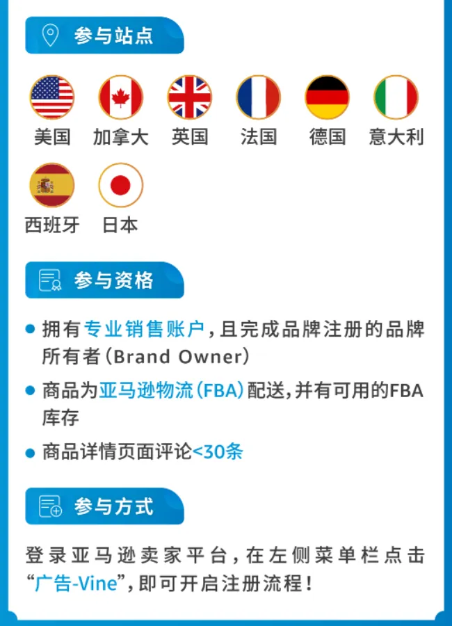 图源自亚马逊全球开店2.png 5大验证轰炸卖家!亚马逊推出限时限量免费的Vine计划,是真福利还是美丽陷阱?