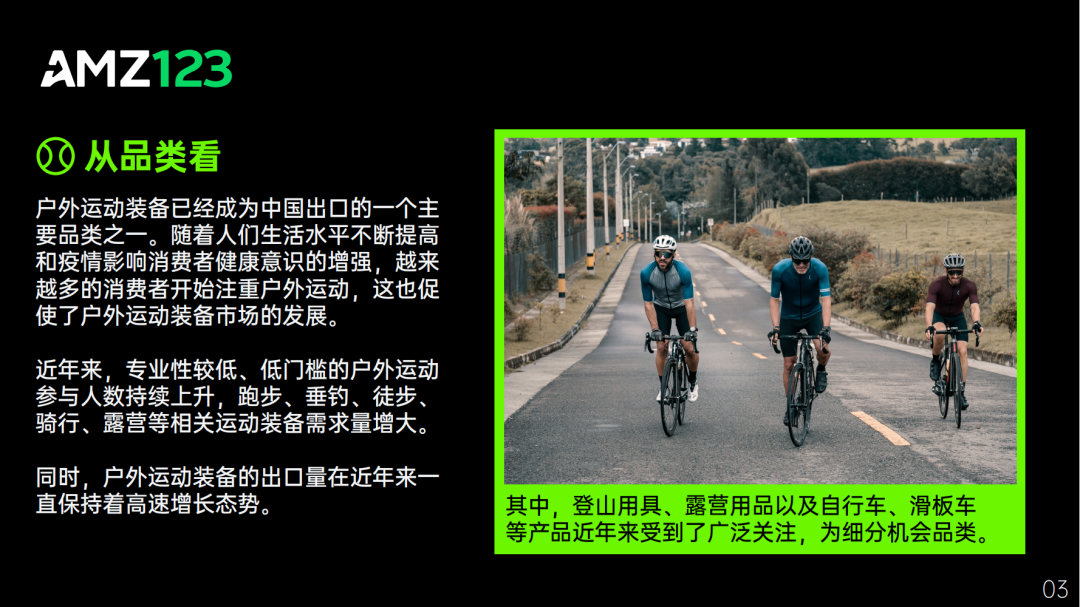 AMZ123 | 亚马逊店铺洞察报告之【运动户外】篇重磅发布