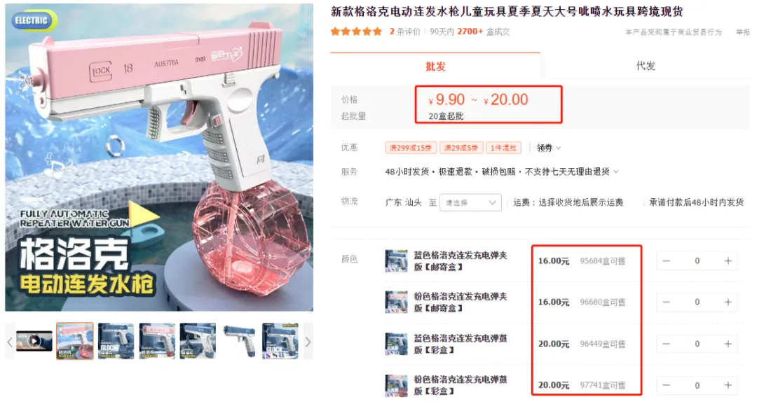 亚马逊爆卖指南!获千万播放量的TikTok“水枪”,市场大到飞起?