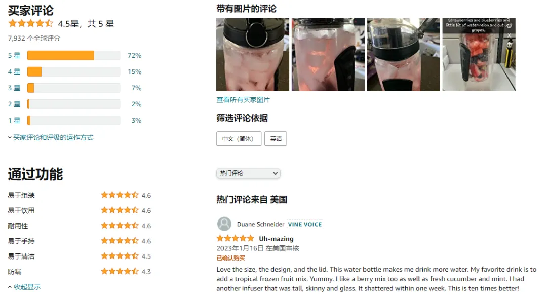 亚马逊每日一店108丨水果浸泡瓶日均400单,教你打造小众爆款