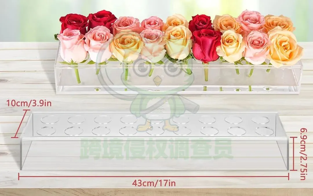 仅4月就下证!亚克力花瓶Acrylic Vase随时可能会起诉侵权!