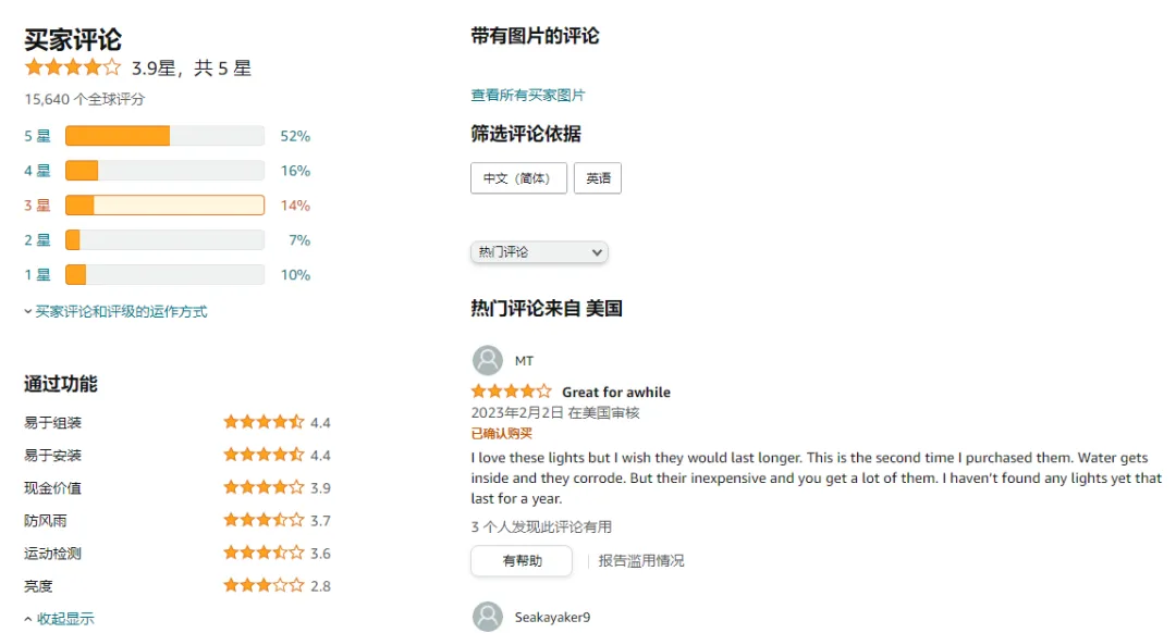 亚马逊每日一店118丨打造差异化,太阳能过道灯日出千单