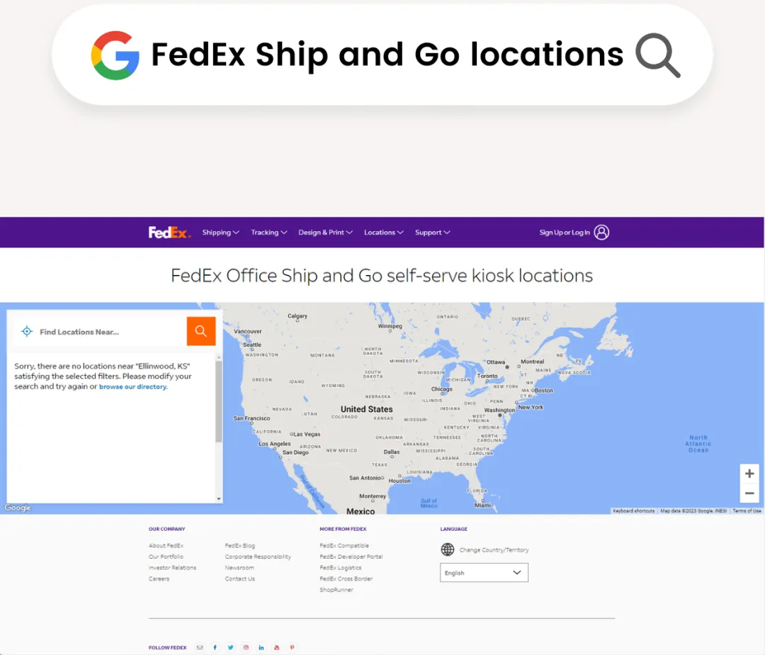 不想排队?FedEx的自助寄件机了解一下!