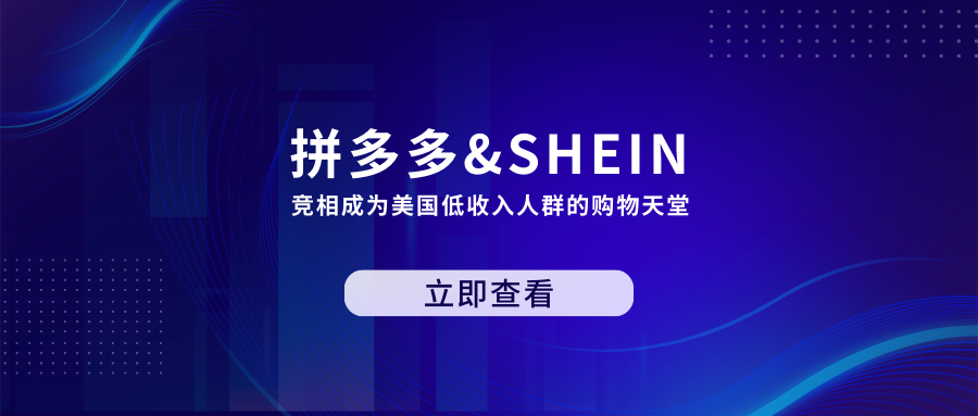 拼多多&SHEIN丨竞相成为美国低收入人群的购物天堂