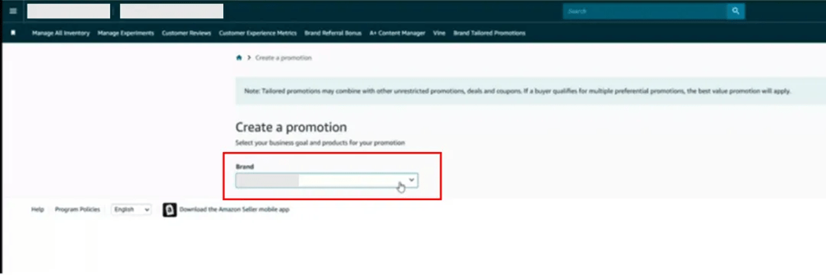 品牌定制促销创建