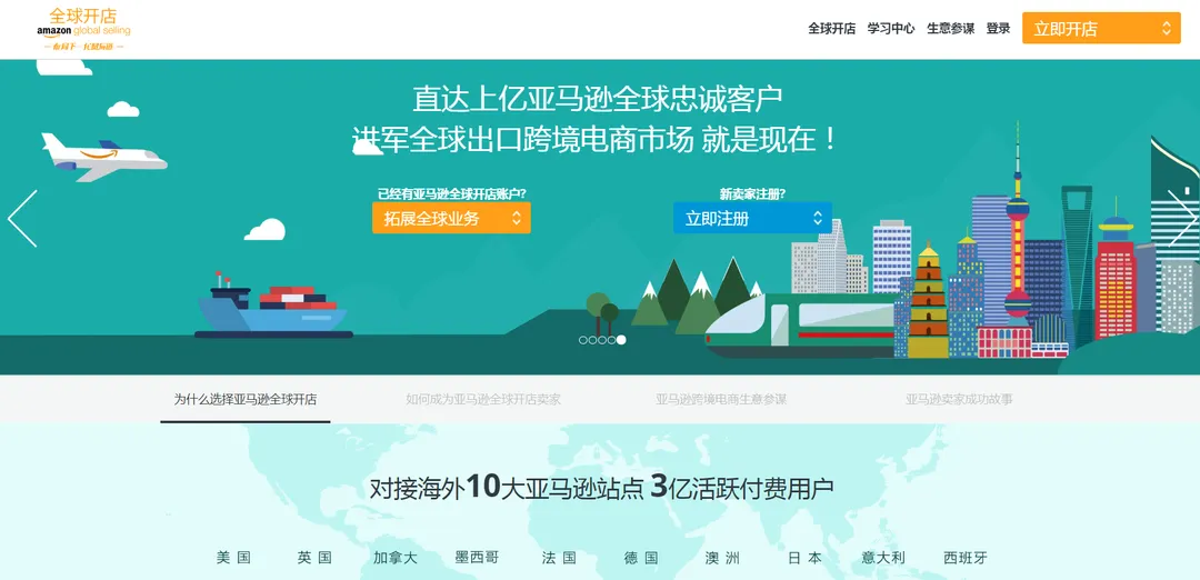 亚马逊全球开店
