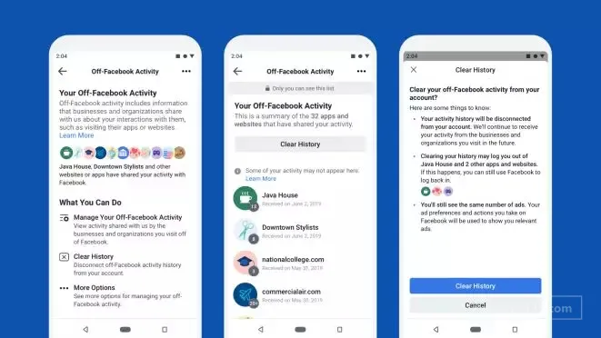Facebook即将推出的“清除历史”工具,或将削弱广告商的跟踪能力