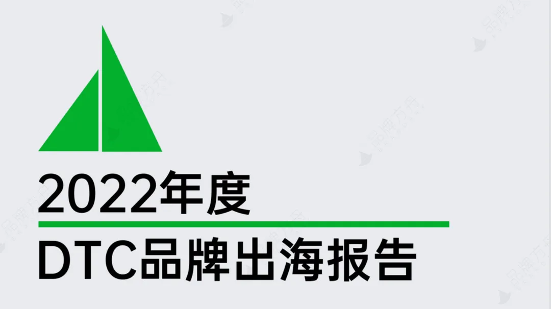 《品牌方舟丨2022年度DTC品牌出海报告》PDF下载