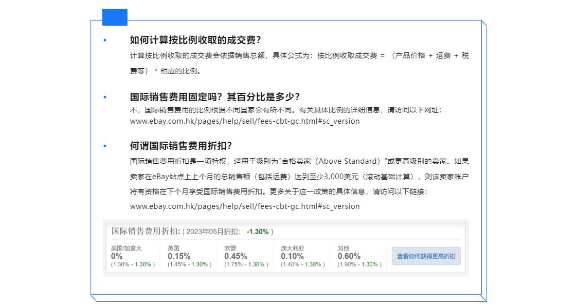 eBay春季卖家更新丨费用问题一探究竟