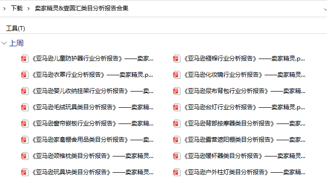 亚马逊产品开发必备：16份市场分析报告免费领