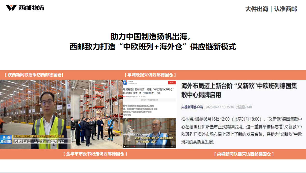 西邮物流亮相2023中国电子商务大会，分享大件出海的“西邮”经验