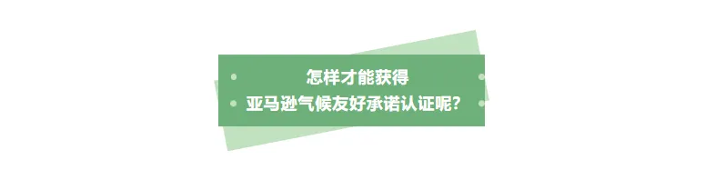 亚马逊气候友好承诺丨具体是什么?如何获取绿色标签?
