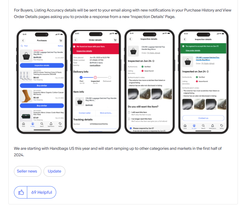 eBay美国站优化正品鉴定流程!从手袋类别开始!