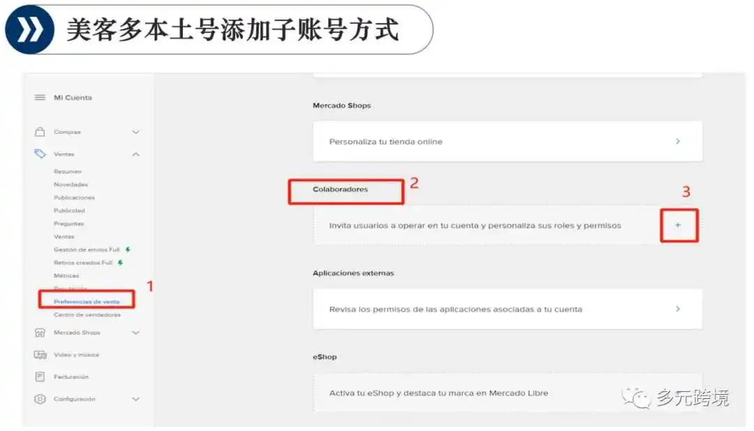 80%的美客多运营都不知道，美客多子账号的授权如何操作！手把手教学啦~