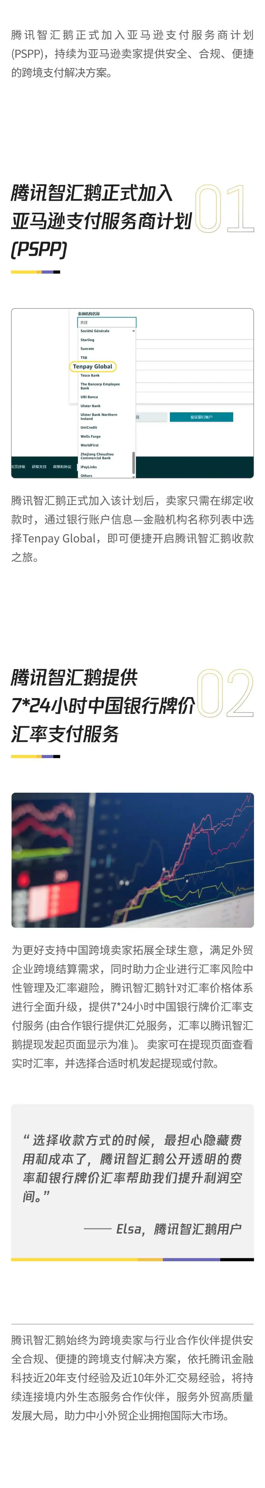 腾讯智汇鹅正式加入亚马逊支付服务商计划（PSPP）