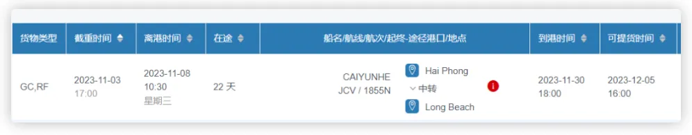 跟着九方走越南之船期篇【越南-美国】