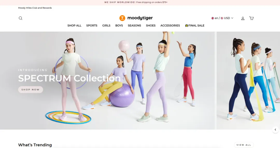 服装类目案例：切入儿童运动市场，Moodytiger如何布局全球化营销？