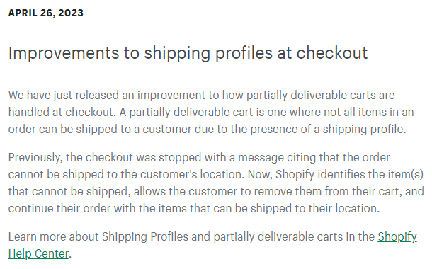 因发货预设导致弃单？Shopify升级结账系统助力客户顺利下单