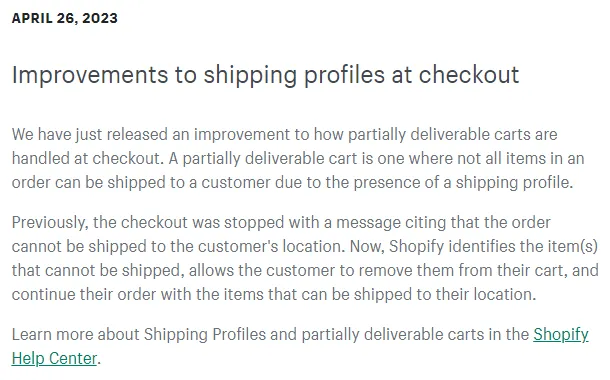 因发货预设导致弃单？Shopify升级结账系统助力客户顺利下单