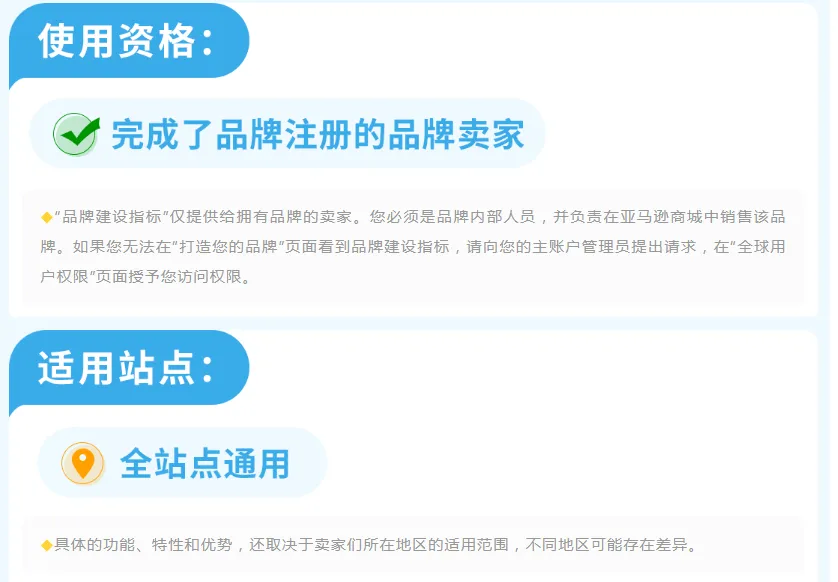 亚马逊正式推出“品牌建设指标”,已为卖家开启!