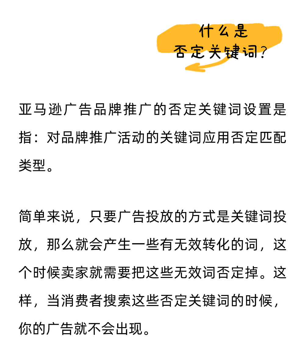 一文教你在亚马逊上如何正确否词，减少非必要的广告花费！