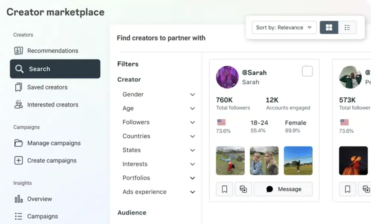 instagram将上线创作者建联工具,为品牌与KOL合作搭桥