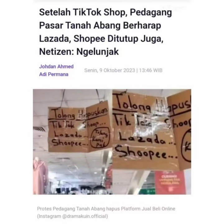 直播带货被禁！TikTok Shop印尼宣布关闭！