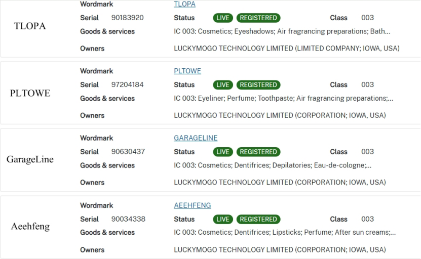 Luckymogo Technology Limited, Ltd. 商标案件：2024-cv-02163，0赔偿撤诉！