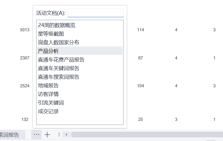 国际站的周数据模板要怎么做？