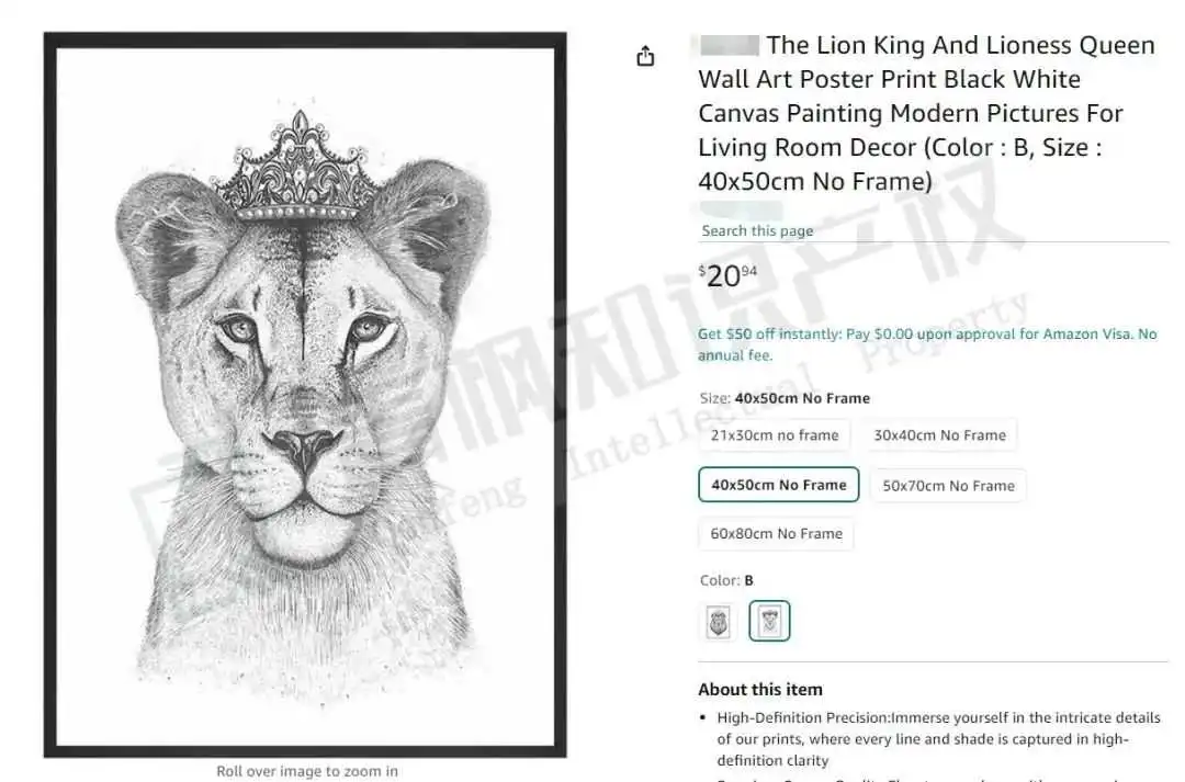 版权维权!这些插画多用于装饰画和手工类商品!
