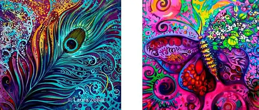 版权维权!这些插画多用于装饰画和手工类商品!