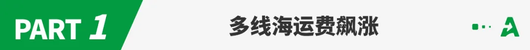 多线海运费疯涨，卖家旺季成本狂飙！