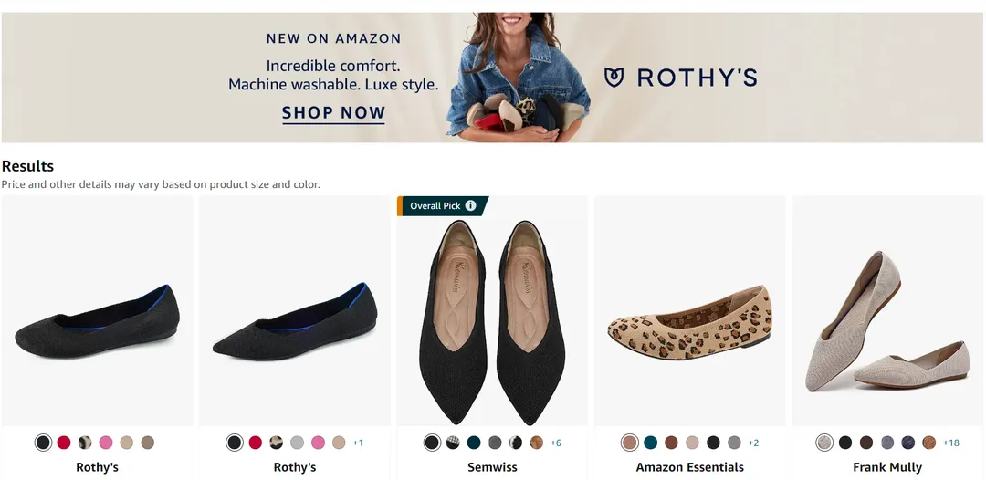 鞋类品牌Rothy's入驻亚马逊时尚商店!
