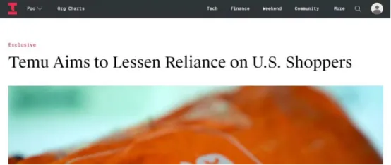 美国不香了？Temu重点转向欧洲，美国市场有变？