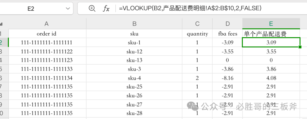 亚马逊日记之快速判断是否多收配送费