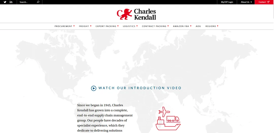 Charles Kendall Freight(国际货物运输代理企业和物流机构)