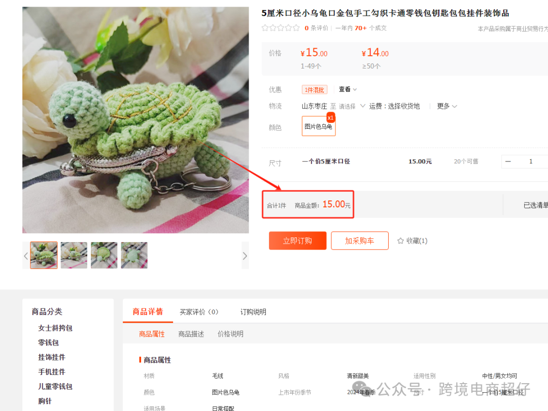 2024.06.19亚马逊选品推荐(仅供参考):海龟钱包