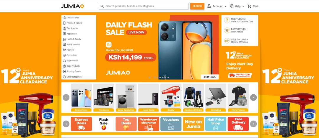 肯尼亚主流电商平台有哪些?