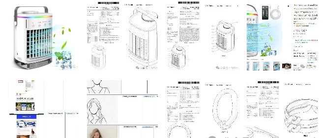 两起全新TRO案件！便携冷风机专利，卷发带产品批量版权图片维权