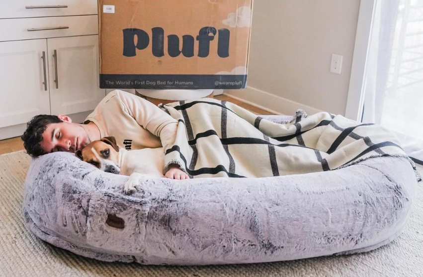 TikTok上爆火的Plufl“人类狗窝”助力睡眠，近7000万美国人的救星来了！