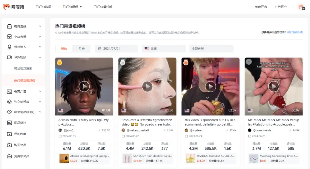 TikTok Shop“牙膏片”日出3300单, “椒盐卷饼”零食日出千单热度突增| 嘀嗒狗