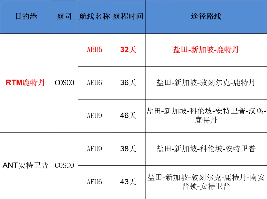 City不City？德国海运优选路线就在这里！