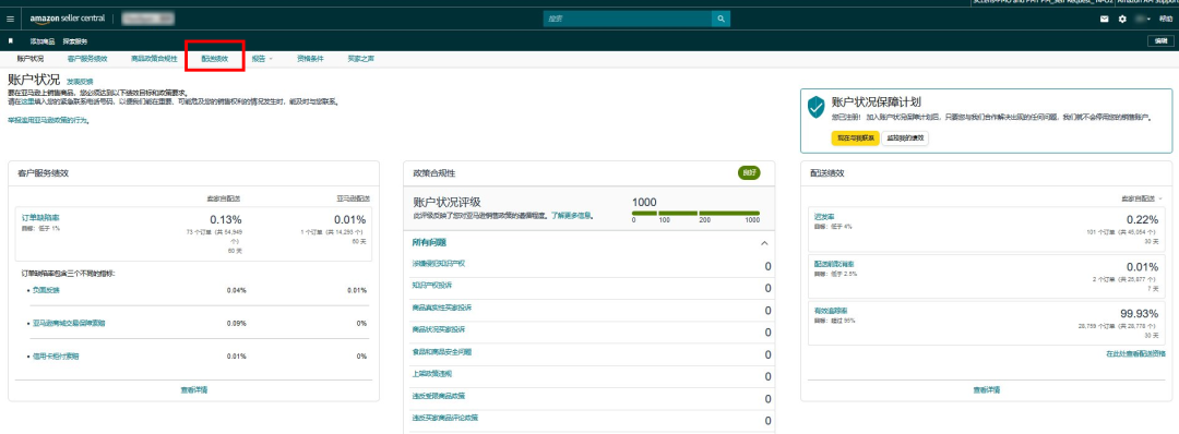 重要｜亚马逊卖家自配送绩效指标更新