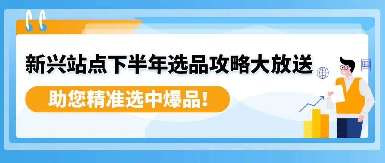 售价超过10倍？亚马逊新兴站点2024下半年超200个热卖选品推荐来了！