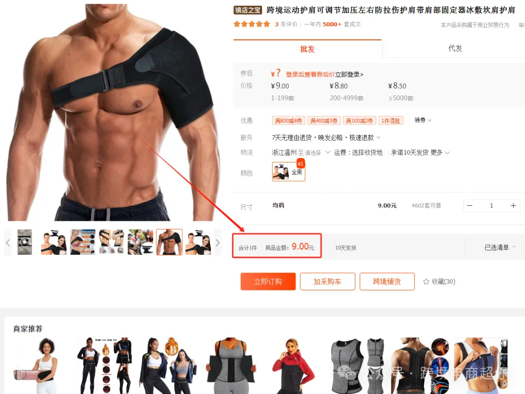 2024.08.02亚马逊选品推荐(仅供参考):运动护肩