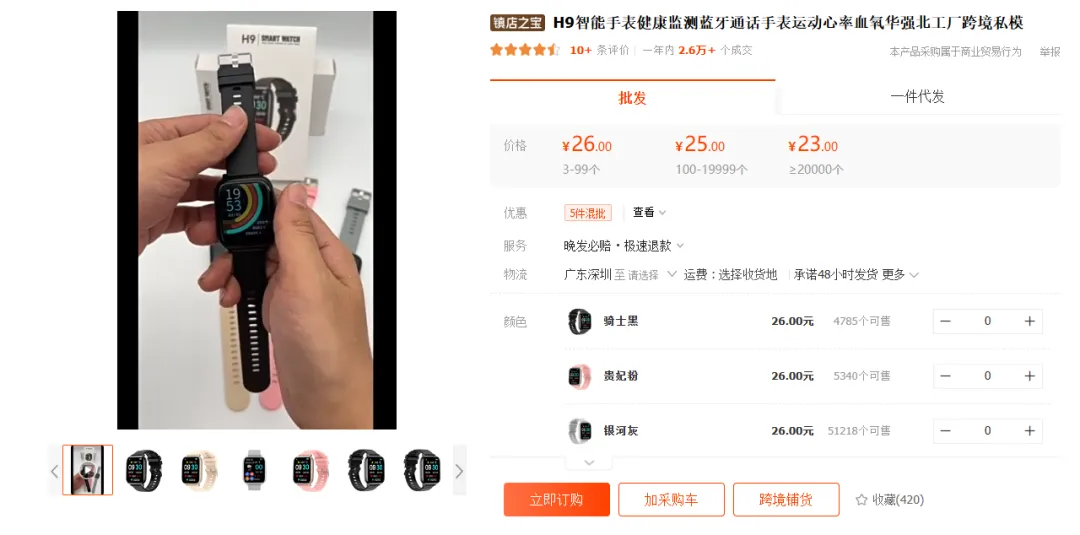 TikTok美区高配版运动智能表日出三千单，“圣经手环”成海外信徒必买爆款